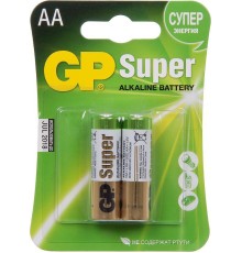 Батарея GP Super Alkaline 15A LR6 AA (2шт)
