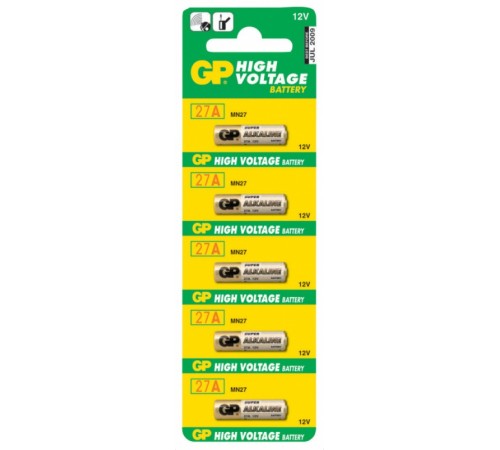 Батарея GP Super Alkaline 27A MN27 (5шт) Батарея GP Super Alkaline 27A MN27 (5шт)