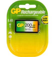 Аккумулятор GP 20R8H 9V NiMH 200mAh (1шт)