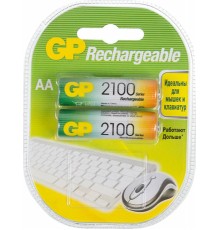 Аккумулятор GP 210AAHC AA NiMH 2100mAh (2шт)