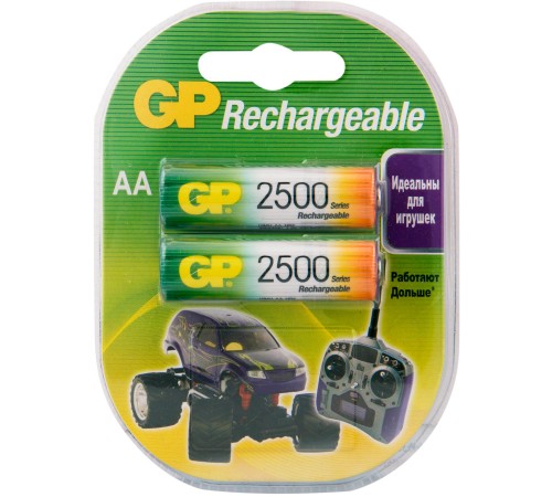 Аккумулятор GP 250AAHC AA NiMH 2500mAh (2шт) Аккумулятор GP 250AAHC AA NiMH 2500mAh (2шт)