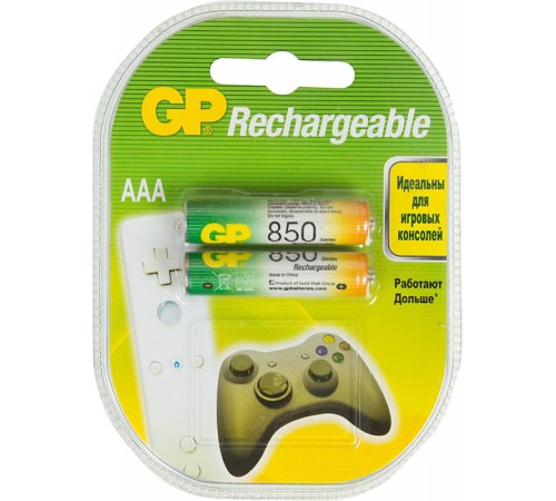 Аккумулятор GP 85AAAHC AAA NiMH 850mAh (2шт) Аккумулятор GP 85AAAHC AAA NiMH 850mAh (2шт)