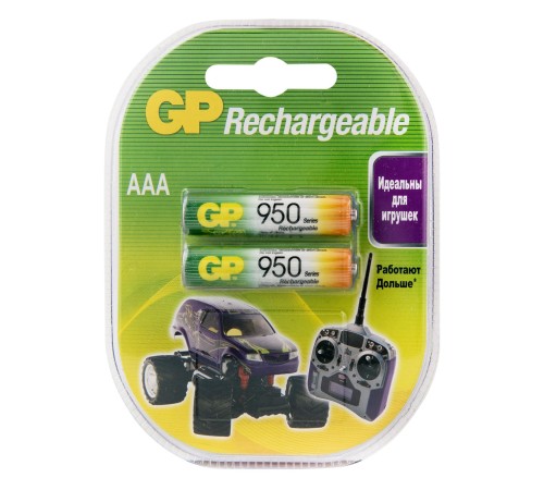 Аккумулятор GP 95AAAHC AAA NiMH 950mAh (2шт) Аккумулятор GP 95AAAHC AAA NiMH 950mAh (2шт)