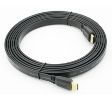 Кабель аудио-видео FLAT HDMI (m)/HDMI (m) 3м. черный