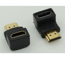 Адаптер аудио-видео 90 Deg HDMI (m)/HDMI (f) 1зв