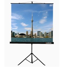 Экран на треноге Lumien 180x180см Eco View LEV-100102 1:1 напольный рулонный черный