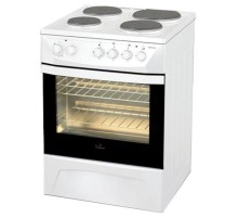 Плита Газовая Darina 1D GM 141 007 W белый/черный (стеклянная крышка) реш.сталь