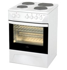 Плита Газовая Darina 1D GM 141 007 W белый/черный (стеклянная крышка) реш.сталь