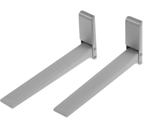 Кронштейн для СВЧ Holder MWS-2005 серебристый макс.40кг настенный фиксированный Кронштейн для СВЧ Holder MWS-2005 серебристый макс.40кг настенный фиксированный