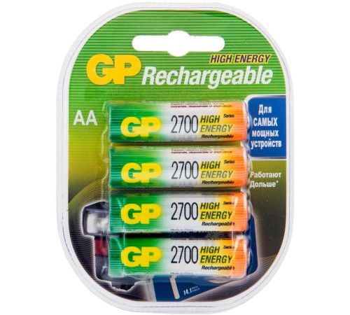 Аккумулятор GP 270AAHC AA NiMH 2700mAh (4шт) Аккумулятор GP 270AAHC AA NiMH 2700mAh (4шт)