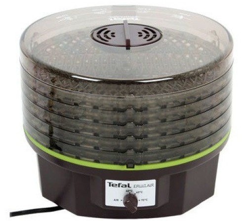Сушка для фруктов и овощей Tefal DF1008 5под. 525Вт черный