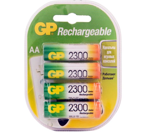 Аккумулятор GP 230AAHC AA NiMH 2300mAh (4шт) Аккумулятор GP 230AAHC AA NiMH 2300mAh (4шт)