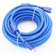 Кабель аудио-видео HDMI (m)/HDMI (m) 10м. феррит.кольца позолоч.конт. синий