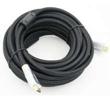 Кабель аудио-видео HDMI (m)/HDMI (m) 10м. феррит.кольца позолоч.конт. черный