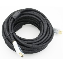 Кабель аудио-видео HDMI (m)/HDMI (m) 10м. феррит.кольца позолоч.конт. черный