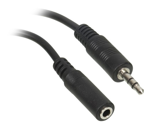 Кабель-удлинитель аудио Buro BAAC003-1 Jack 3.5 (m)/Jack 3.5 (f) 1м. черный Кабель-удлинитель аудио Buro BAAC003-1 Jack 3.5 (m)/Jack 3.5 (f) 1м. черный