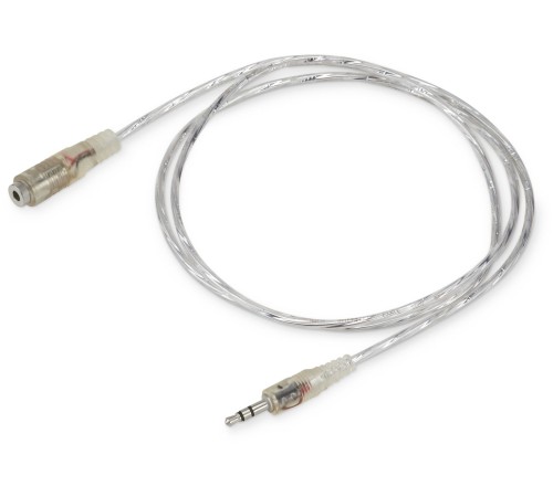 Кабель-удлинитель аудио Buro Jack 3.5 (m)/Jack 3.5 (f) 1м. прозрачный (CAB025-1M) Кабель-удлинитель аудио Buro Jack 3.5 (m)/Jack 3.5 (f) 1м. прозрачный (CAB025-1M)