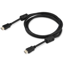 Кабель аудио-видео Buro HDMI 1.4 HDMI (m)/HDMI (m) 1.8м. феррит.кольца черный (HDMI-19M/19M-1.8M-MG)