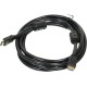 Кабель аудио-видео Buro HDMI 1.4 HDMI (m)/HDMI (m) 3м. феррит.кольца черный (HDMI-19M/19M-3M-MG)