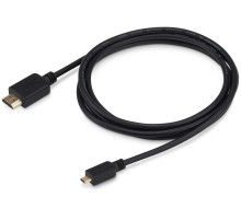 Кабель аудио-видео Buro HDMI 1.4 HDMI (m)/Micro HDMI (m) 1.8м. черный (MICROHDMI-HDMI-1.8)