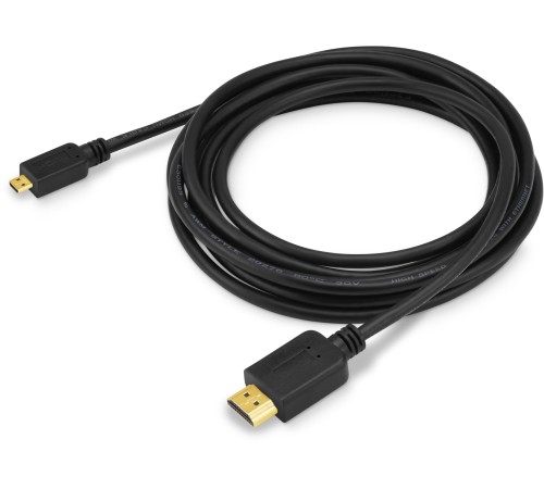 Кабель аудио-видео Buro HDMI 1.4 HDMI (m)/Micro HDMI (m) 3м. черный (MICROHDMI-3M) Кабель аудио-видео Buro HDMI 1.4 HDMI (m)/Micro HDMI (m) 3м. черный (MICROHDMI-3M)