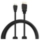 Кабель аудио-видео Buro HDMI 1.4 HDMI (m)/Mini HDMI (m) 1.8м. феррит.кольца позолоч.конт. черный (MINIHDMI-1.8M)
