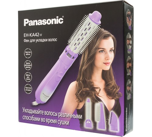 Фен Panasonic EH-KA42-V865 600Вт фиолетовый Фен Panasonic EH-KA42-V865 600Вт фиолетовый