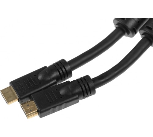 Кабель аудио-видео Ningbo HDMI (m)/HDMI (m) 20м. позолоч.конт. черный Кабель аудио-видео Ningbo HDMI (m)/HDMI (m) 20м. позолоч.конт. черный