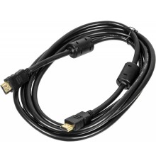Кабель аудио-видео Ningbo HDMI (m)/HDMI (m) 3м. феррит.кольца позолоч.конт. черный (HDMI-3M-MG(VER1.4))