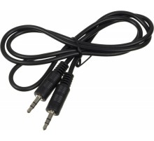 Кабель аудио Ningbo Jack 3.5 (m)/Jack 3.5 (m) 1м. черный (JAAC002-1)