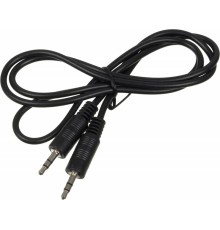 Кабель аудио Ningbo Jack 3.5 (m)/Jack 3.5 (m) 1м. черный (JAAC002-1)