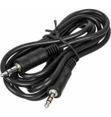 Кабель аудио Ningbo JAAC002-1.5 Jack 3.5 (m)/Jack 3.5 (m) 1.5м. черный