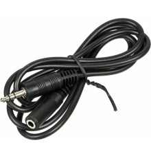 Кабель аудио Ningbo JAAC003-1 Jack 3.5 (m)/Jack 3.5 (f) 1м. черный