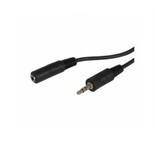 Кабель аудио Ningbo Jack 3.5 (m)/Jack 3.5 (f) 2м. черный (JAAC003-2)