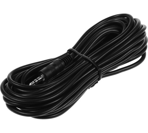 Кабель аудио Ningbo JAAC003-5 Jack 3.5 (m)/Jack 3.5 (f) 5м. черный