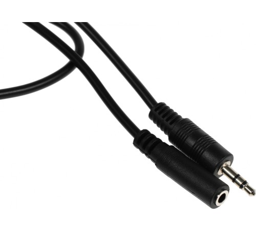 Кабель аудио Ningbo JAAC003-5 Jack 3.5 (m)/Jack 3.5 (f) 5м. черный
