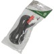 Кабель аудио Ningbo JAAC010-3 2хRCA (m)/Jack 3.5 (m) 3м. черный