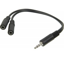 Адаптер аудио Ningbo 2xJack 3.5 (f)/Jack 3.5 (m) 0.2м. (JAAC170)