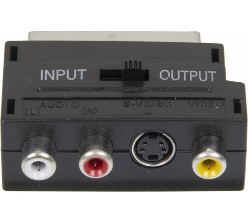 Адаптер аудио-видео Ningbo SCART (m)/3хRCA (f)/S-VIDEO (f) черный (JSP005) Адаптер аудио-видео Ningbo SCART (m)/3хRCA (f)/S-VIDEO (f) черный (JSP005)