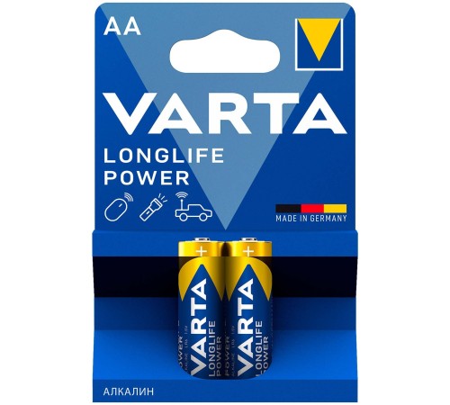 Батарея Varta Longlife power High Energy Alkaline LR6 AA (2шт) Батарея Varta Longlife power High Energy Alkaline LR6 AA (2шт)