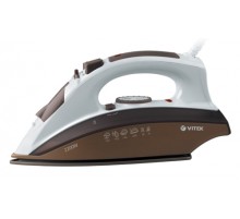 Утюг Vitek 1209-VT-03 2400Вт коричневый/белый