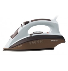 Утюг Vitek 1209-VT-03 2400Вт коричневый/белый