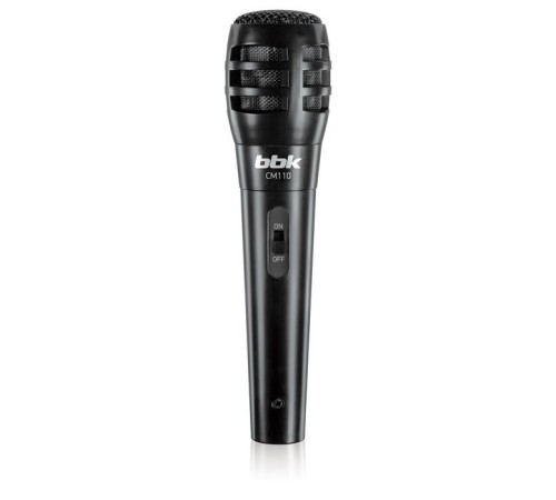 Микрофон проводной BBK CM110 2.5м черный Микрофон проводной BBK CM110 2.5м черный