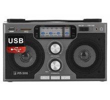 Радиоприемник портативный Сигнал БЗРП РП-306 черный USB SD