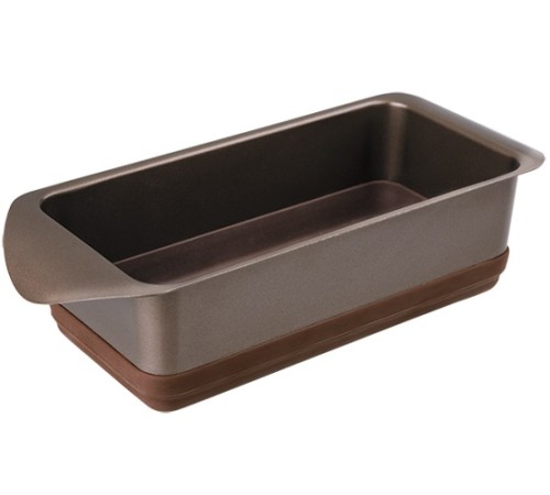Форма для выпечки Rondell Mocco&Latte RDF-441 прямоуг. 10x20см сталь/силикон коричневый Форма для выпечки Rondell Mocco&Latte RDF-441 прямоуг. 10x20см сталь/силикон коричневый