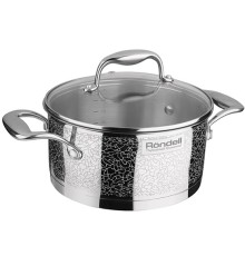 Кастрюля Rondell Vintage RDS-343 3л. d=20см (с крышкой) стальной