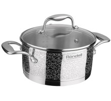 Кастрюля Rondell Vintage RDS-344 5л. d=24см (с крышкой) стальной