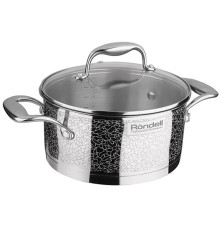 Кастрюля Rondell Vintage RDS-344 5л. d=24см (с крышкой) стальной