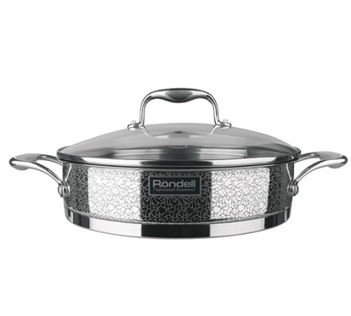 Сотейник Rondell Vintage RDS-353 2.6л. d=26см (с крышкой) стальной Сотейник Rondell Vintage RDS-353 2.6л. d=26см (с крышкой) стальной