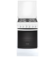 Плита Газовая Gefest 5100-02 белый (металлическая крышка) реш.чугун